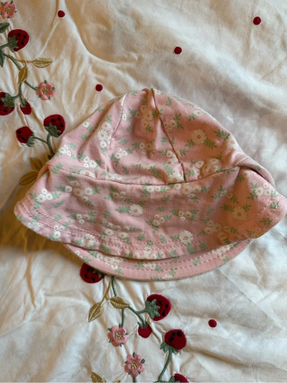 Bedhead Floral Baby Sun Hat (with Neck Protection) -2y